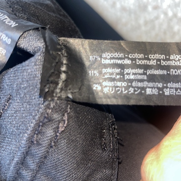 Zara Marine (Sailor) Straight High Waisted Jeans Black 0 - Picture 11 of 11